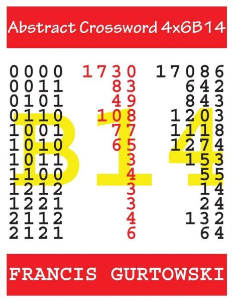 Cover for MR Francis Gurtowski · Abstract Crossword 4x6b14 (Pocketbok) (2017)