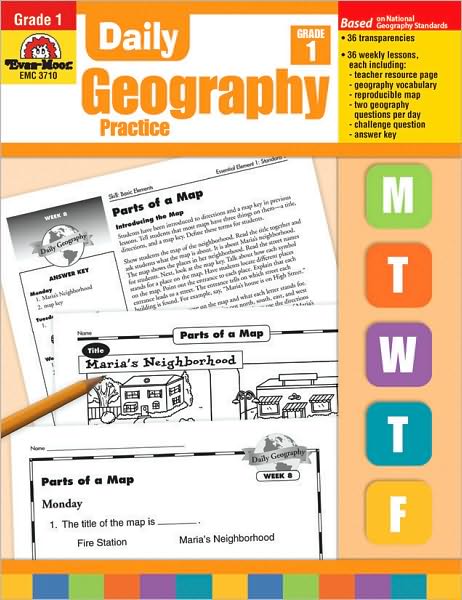 Cover for Evan-moor Educational Publishing · Daily Geography Practice: Grade 1 (Paperback Book) (2004)