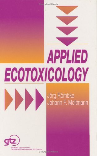 Moltmann, Johann F. (Ruesselsheim, Germany) · Applied Ecotoxicology (Hardcover Book) (1995)
