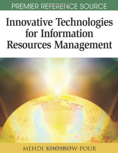 Cover for Mehdi Khosrow-pour · Innovative Technologies for Information Resources Management (Premier Reference Source) (Hardcover Book) (2007)