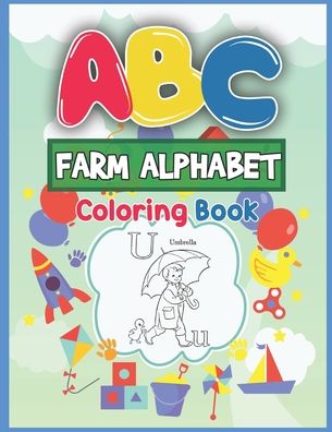 Cover for Platinum Press · ABC Farm Alphabet Coloring Book (Pocketbok) (2019)