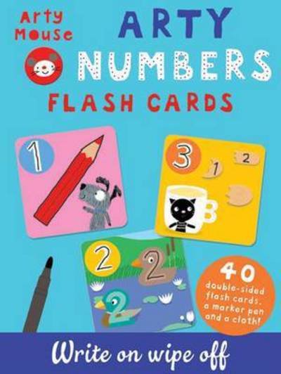 Cover for Susie Linn · Arty Numbers Flash Cards - Arty Mouse Write on Wipe Off Flash Cards (Flashcards) (2016)