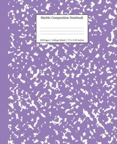 Cover for Young Dreamers Press · Marble Composition Notebook College Ruled (Paperback Book) (2019)