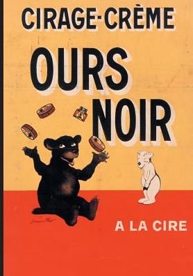 Carnet Blanc Affiche Cirage-creme Ours Noir - Rabier-b - Bøger - Hachette Livre - Bnf - 9782011168702 - 1. marts 2016