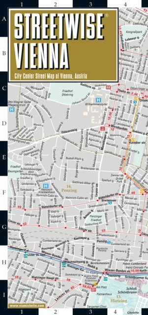 Streetwise Vienna Map - Laminated City Center Street Map of Vienna, Austria - Michelin - Books - Michelin Editions des Voyages - 9782067260702 - August 31, 2023