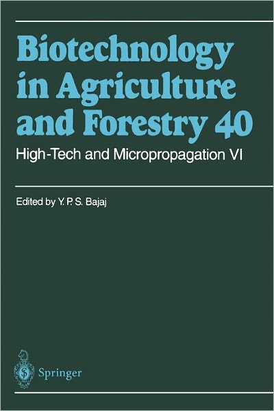 Cover for Y P S Bajaj · High-tech and Micropropagation - Biotechnology in Agriculture and Forestry (Taschenbuch) [1st Ed. Softcover of Orig. Ed. 1997 edition] (2010)