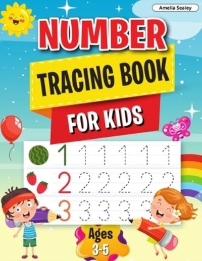 Cover for Amelia Sealey · Number Tracing Book (Paperback Book) (2021)