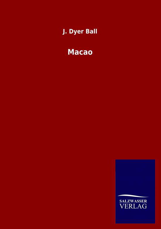 Cover for J Dyer Ball · Macao (Paperback Book) (2020)