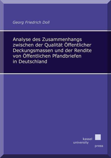 Cover for Doll · Analyse des Zusammenhangs zwischen (Book)