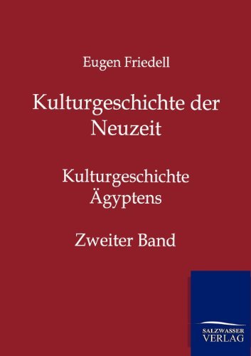 Cover for Egon Friedell · Kulturgeschichte der Neuzeit (Paperback Book) [German edition] (2012)