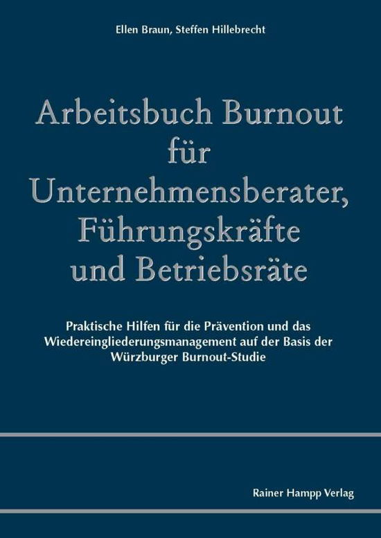 Cover for Braun · Arbeitsbuch Burnout für Unternehm (Book) (2016)