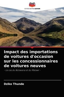 Cover for Dziko Thunde · Impact des importations de voitures d'occasion sur les concessionnaires de voitures neuves (Taschenbuch) (2021)
