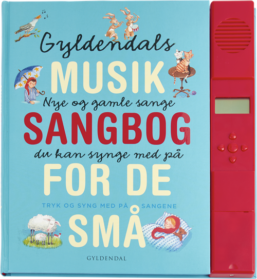 Cover for Ingen Forfatter · Gyldendals musiksangbog - med lydpanel (Innbunden bok) [1. utgave] (2018)