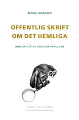 Cover for Maria Johansen · Logos Pathos: Offentlig skrift om det hemliga : raison détat, SOU och varulven (Bok) (2005)