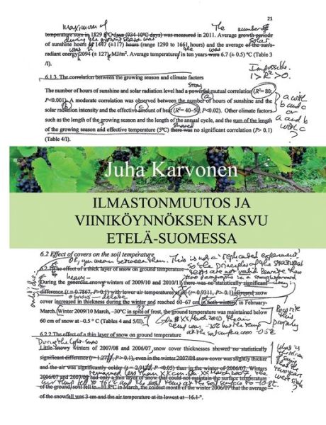 Cover for Karvonen · Ilmastonmuutos ja viiniköynnök (Book) (2018)