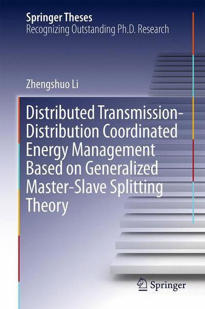 Cover for Li · Distributed Transmission Distribution Coordinated Energy Management Based on Gen (Buch) [1st ed. 2018 edition] (2018)