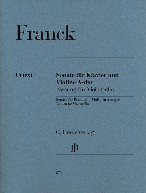 Cover for Franck · Sonate für Klavier und Violine A (Book) (2018)