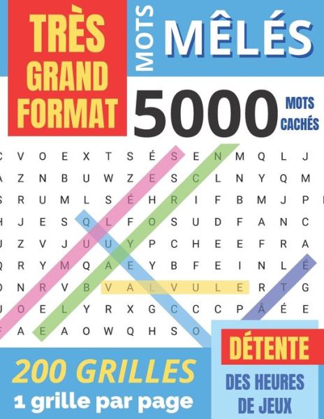 Cover for Mots Mêlés Edition Grand Format · Mots Meles (Paperback Book) (2020)