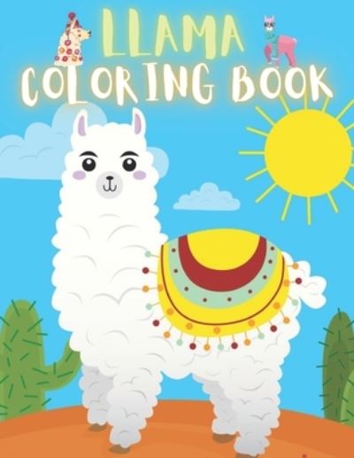 Cover for To The Point · Llama Coloring Book (Paperback Bog) (2020)