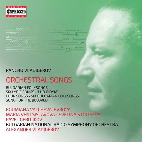 Cover for Bulgarian Nrso / Vladigerov · Pancho Vladigerov: Orchestral Songs - Bulgarian Folksongs / Six Lyric Songs / Lud Gidyia. Four Songs / Six Bulgarian Folksongs... (CD) (2021)