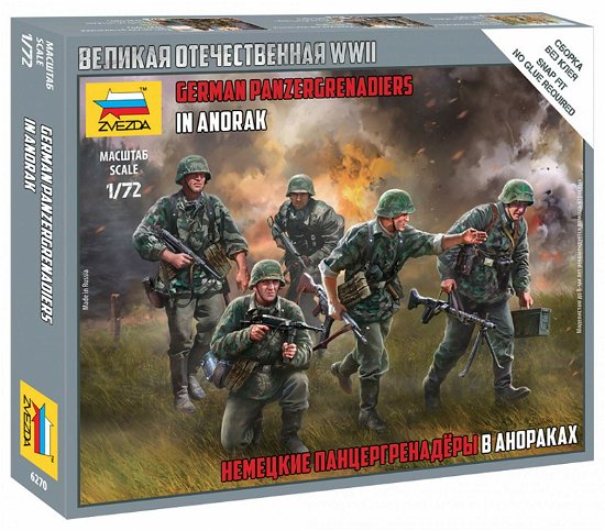 ZVEZDA - 1/72 German Panzergrenadiers (9/20) * - Zvezda - Merchandise -  - 4600327062703 - 