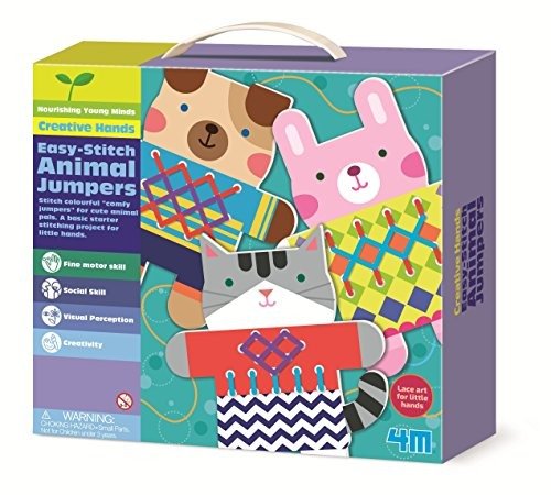 Cover for 4m · 4M Easy Stitch Animal Jumpers Craft (Toys)