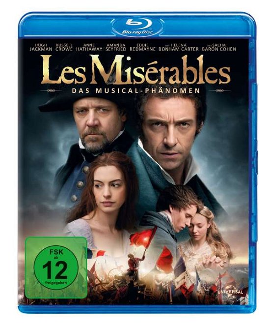 Cover for Hugh Jackman,russell Crowe,anne Hathaway · Les Misérables (Blu-ray) (2013)
