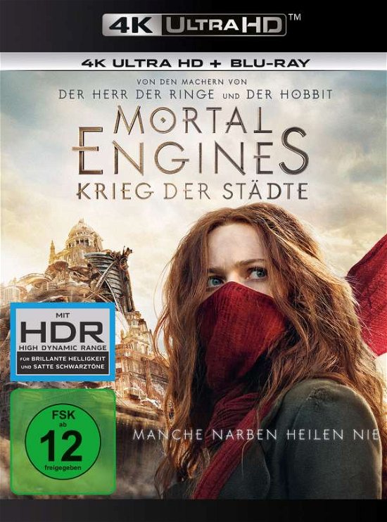 Cover for Hugo Weaving,hera Hilmar,robert Sheehan · Mortal Engines: Krieg Der Städte (4K Ultra HD) (2020)