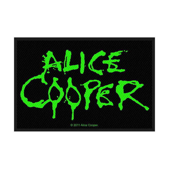 Alice Cooper Standard Woven Patch: Logo - Alice Cooper - Merchandise - PHD - 5055339730703 - 19. August 2019