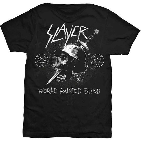 Slayer Unisex T-Shirt: Dagger Skull - Slayer - Merchandise - Global - Apparel - 5055979916703 - January 17, 2020