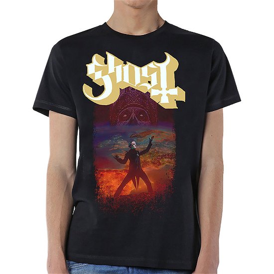 Cover for Ghost · Ghost Unisex T-Shirt: EU Admat (T-shirt) [size S] [Black - Unisex edition]
