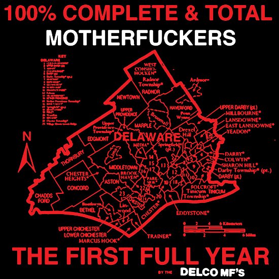 100% Complete And Total Motherfuckers - Delco Mf's - Musik - CARGO UK - 5056321695703 - 5. Januar 2024