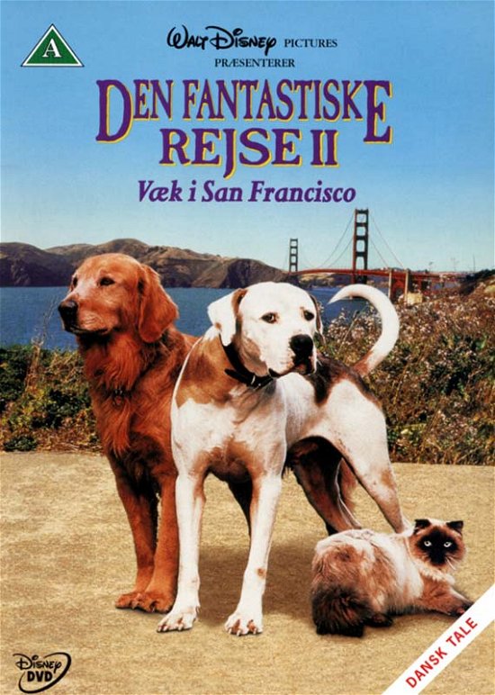 Cover for Den Fantastiske Rejse 2 · Disneys - Homeward Bound 2: Lost in San Francisco / den Fantastiske Rejse Ii: Væk (DVD) (2000)