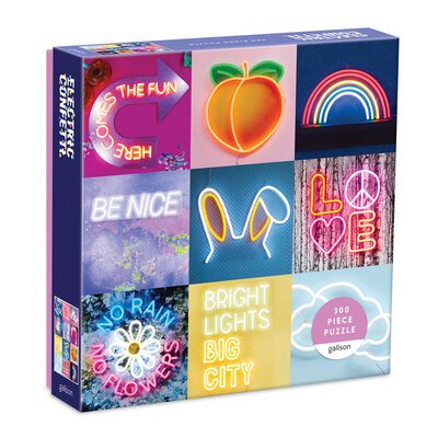 Cover for Electric Confett Galison · Electric Confetti Neon 300pc Puzzle (SPIL) (2020)