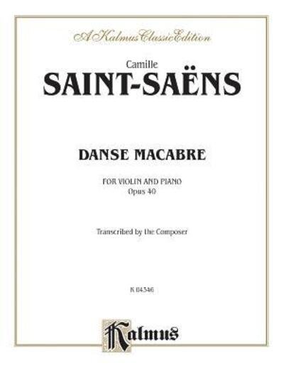 Cover for Camille Saint-saens · Danse Macabre, Op. 40 (Paperback Book) (1985)