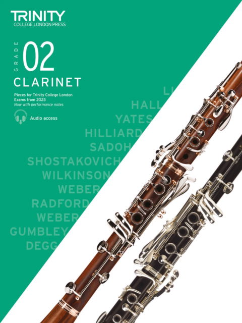 Trinity College London Clarinet Exam Pieces from 2023: Grade 2 - Trinity College London - Książki - Trinity College London Press - 9780857369703 - 26 października 2022