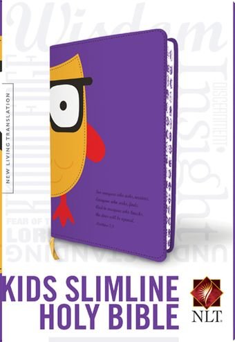 Cover for Tyndale House Publishers · Slimline Reference Bible-nlt-owl (Læderbog) [Purple Imitation] (2013)