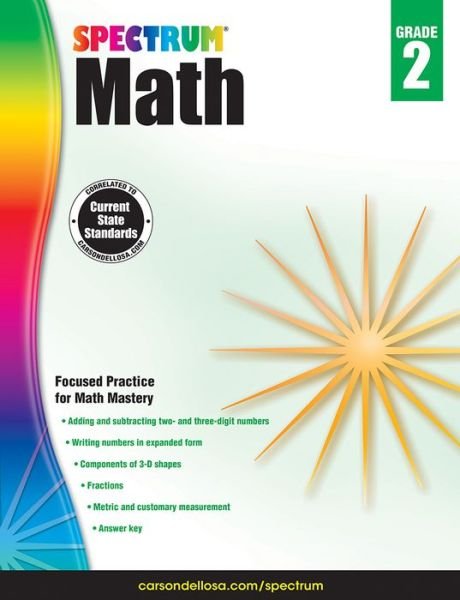 Spectrum Math Workbook, Grade 2 - Spectrum - Livros - Spectrum - 9781483808703 - 15 de agosto de 2014