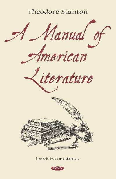 Cover for Theodore Stanton · A Manual of American Literature (Gebundenes Buch) (2019)