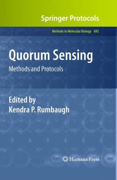 Cover for Kendra P Rumbaugh · Quorum Sensing: Methods and Protocols - Methods in Molecular Biology (Hardcover Book) (2010)
