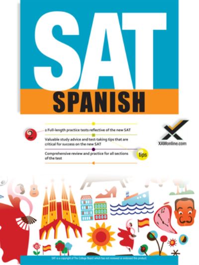 Cover for Celina Martinez · SAT Spanish 2017 (Paperback Book) (2016)