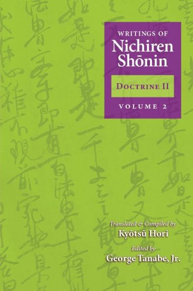 Cover for Kyotsu Hori · Writings of Nichiren Shonin Doctrine 2 (Paperback Book) (2021)