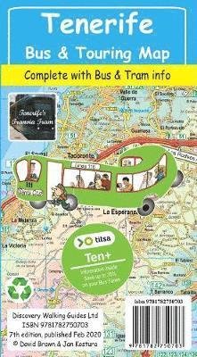 Cover for Jan Kostura · Tenerife Bus &amp; Touring Map (Map) (2020)