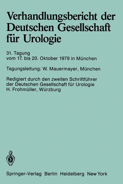 Cover for W Mauermayer · 31 Tagung: Papers (N/A) (1980)