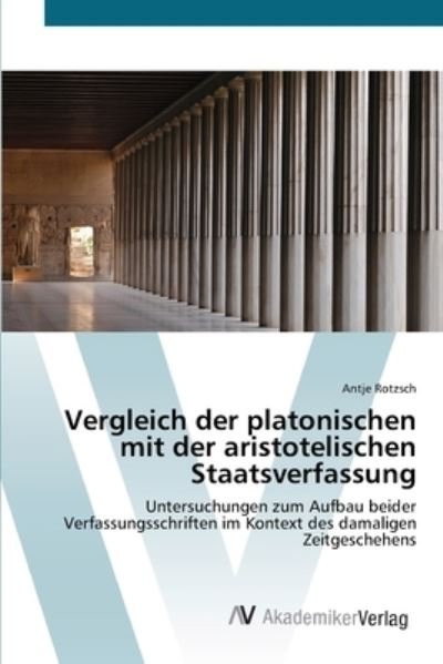 Cover for Rotzsch · Vergleich der platonischen mit (Bog) (2012)