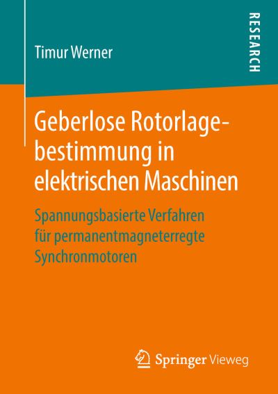 Cover for Werner · Geberlose Rotorlagebestimmung in (Book) (2018)