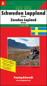 Cover for Freytag &amp; Berndt · Freytag &amp; Berndt Road Map: Schweden Lappland (Hardcover bog) (2019)