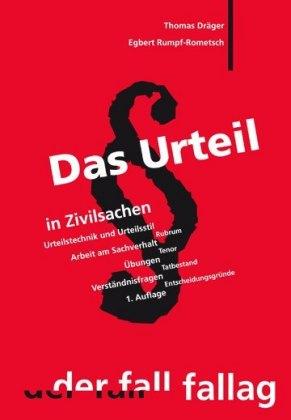 Das Urteil in Zivilsachen - Dräger - Bøger -  - 9783932944703 - 