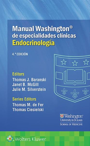 Cover for McGill, Dr. Janet, MD · Manual Washington de especialidades clinicas. Endocrinologia (Paperback Book) (2019)