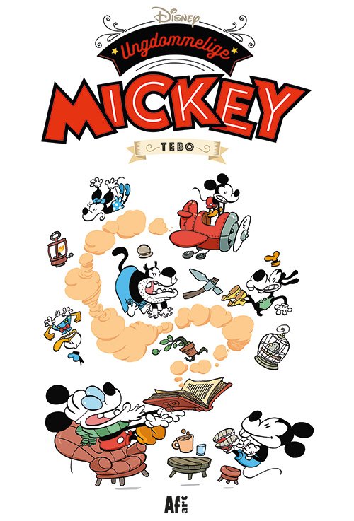 Cover for Tebo · Disney af Glénat: Ungdommelige Mickey (Indbundet Bog) [1. udgave] (2023)